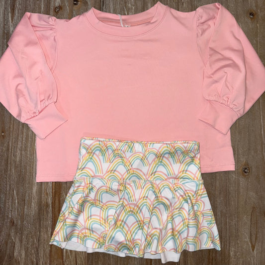 Rainbow Girls Skirt