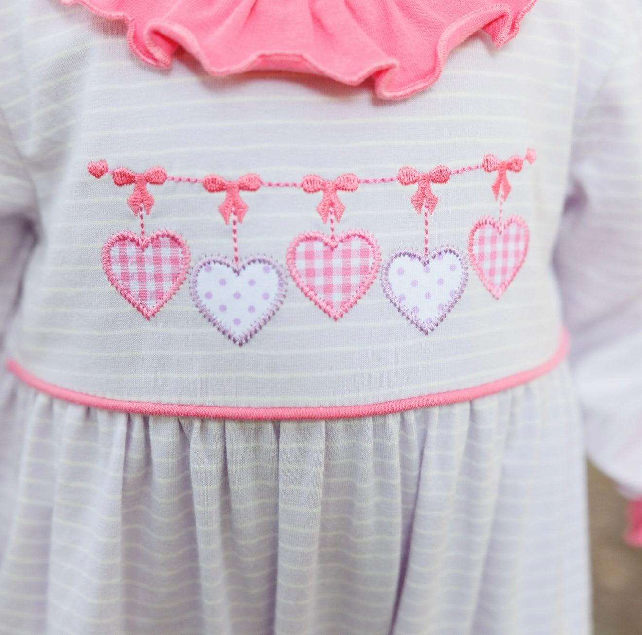 Banner of Love Girls Romper