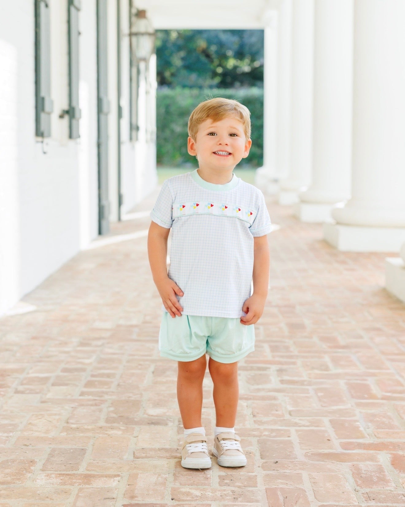 Magical Balloons Boys Banded Short Set