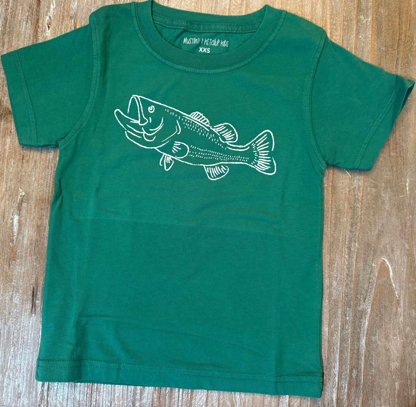 Dark Green Bass Boys Tee
