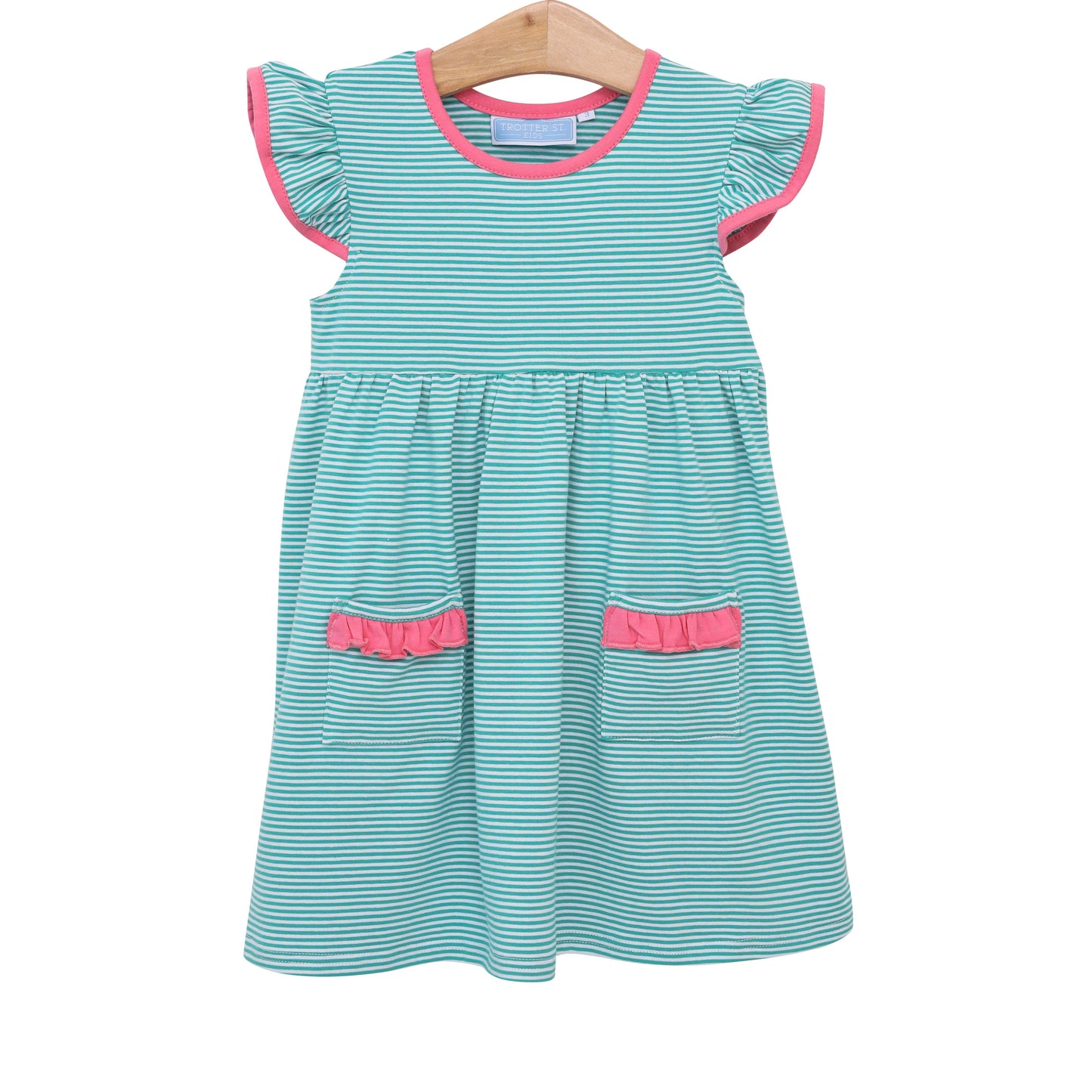 Lucy Mint & Pink Girls Dress