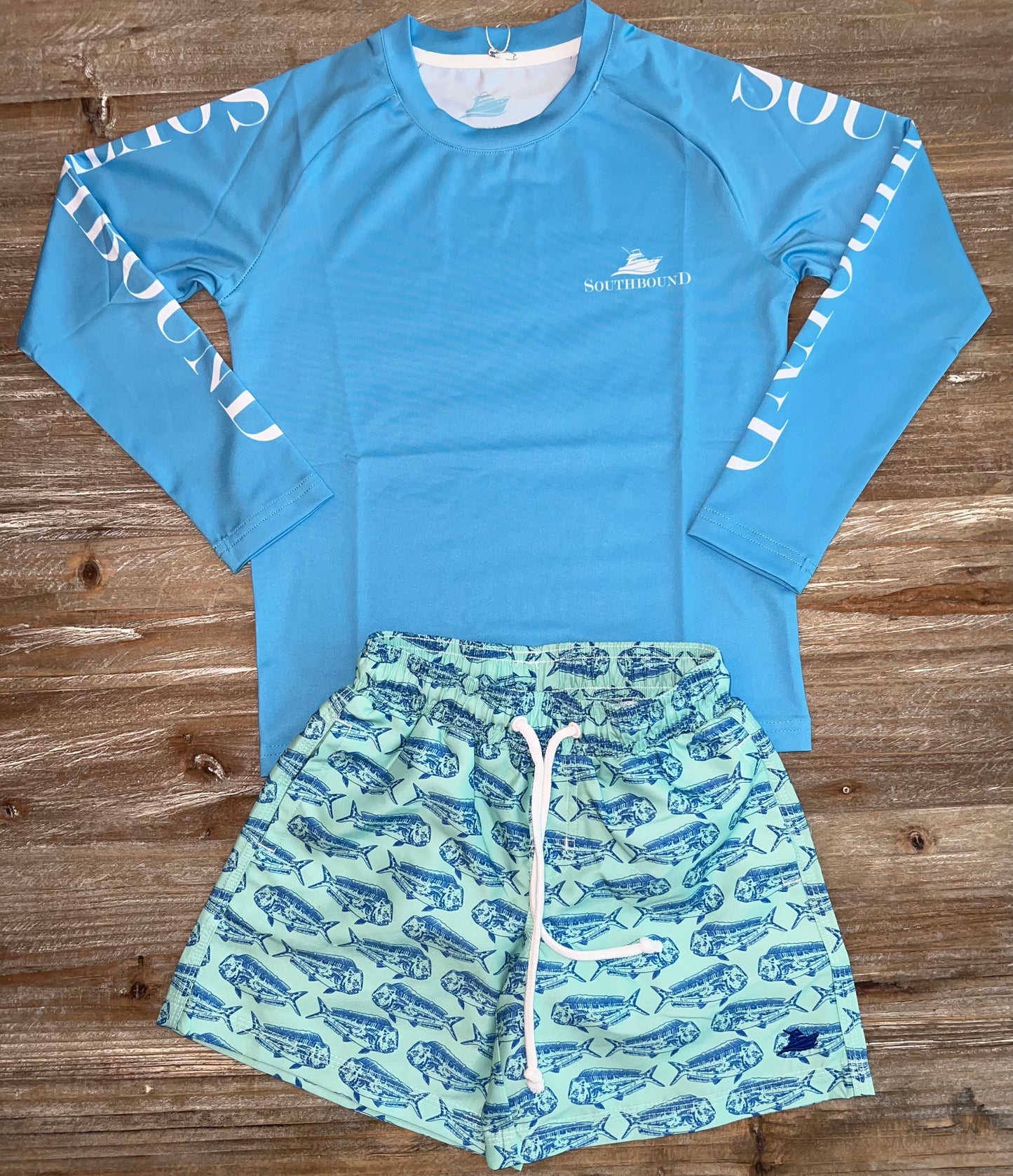 Royal Fish Boys Swim Shorts