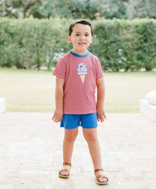 All American Scoops Patriotic Boys Short Set
