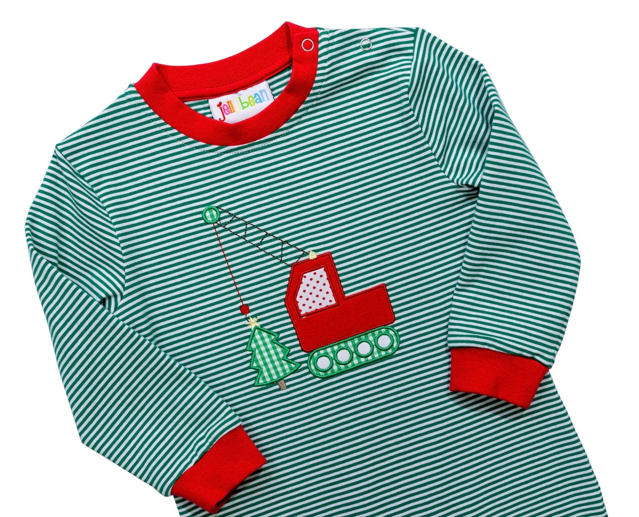 Christmas Crane Boys Romper