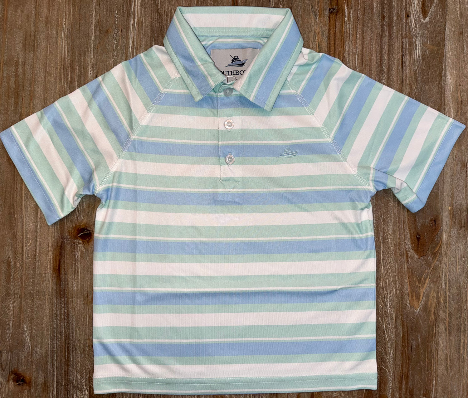 Dusty Aqua Boys Polo