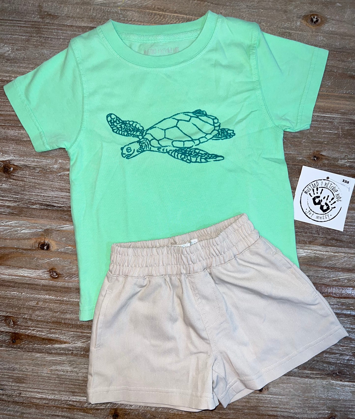 The Oaks Smith Khaki Twill Boys Shorts