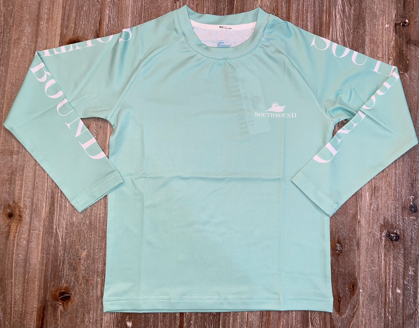 Mint Boys Performance Swim Shirt