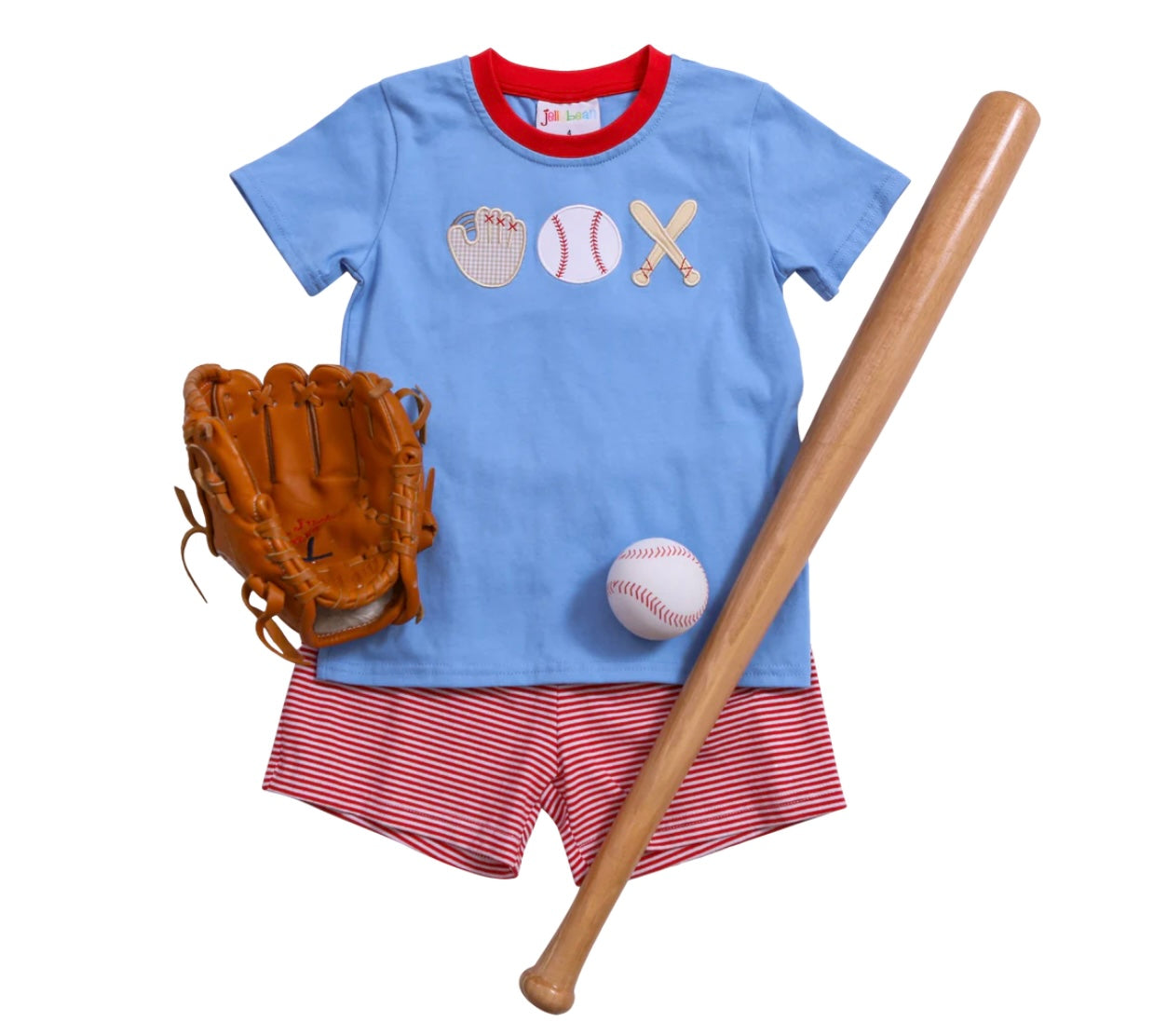 Home Run Boys Baseball Short Set