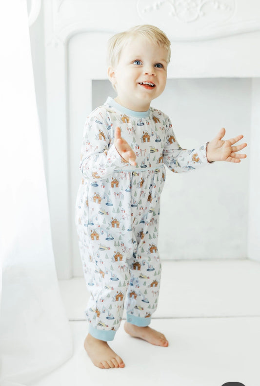 Constructing Christmas Boys Patrick Romper