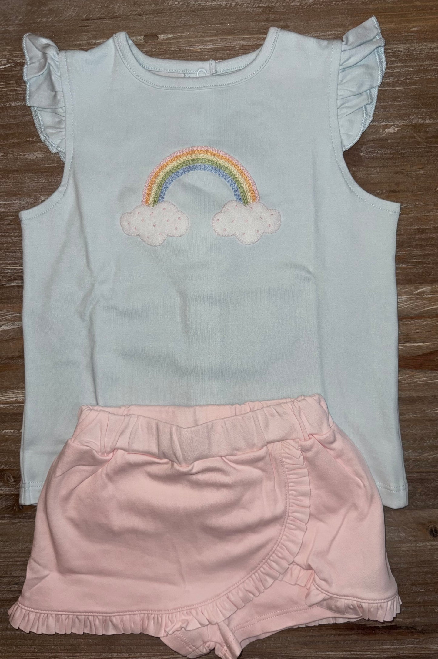 Rainbow Girls Skort Set