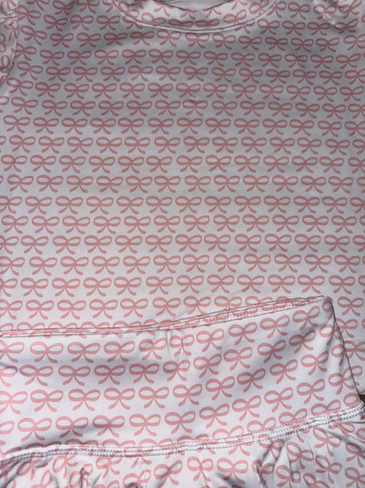 Pink Bow Girls Skirt