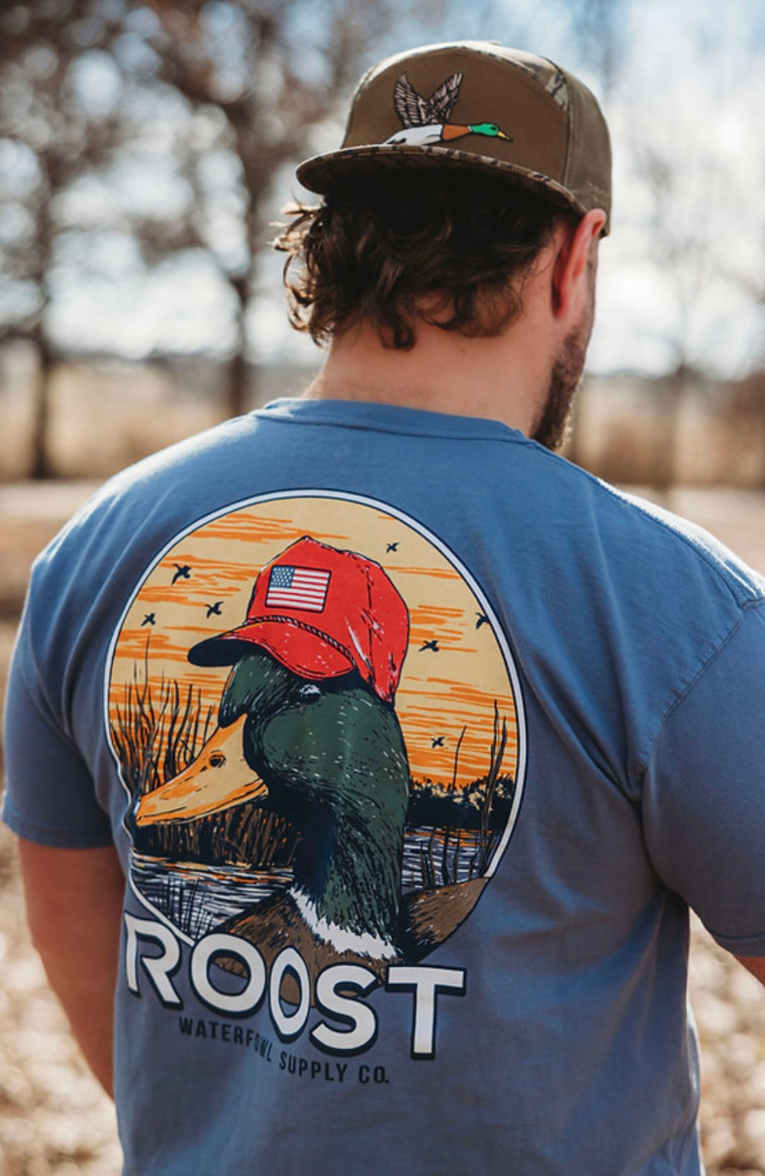 Roost Duck with Hat Boys Tee