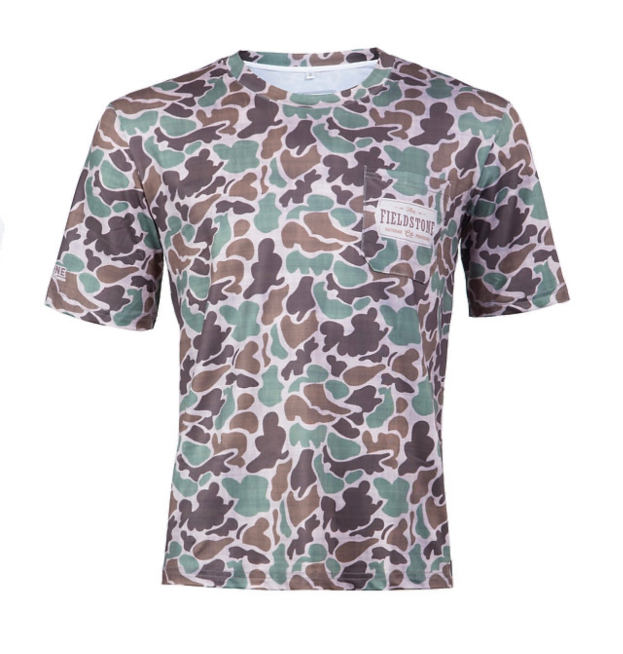 Camo Dry Fit Short Sleeve Boys Tee