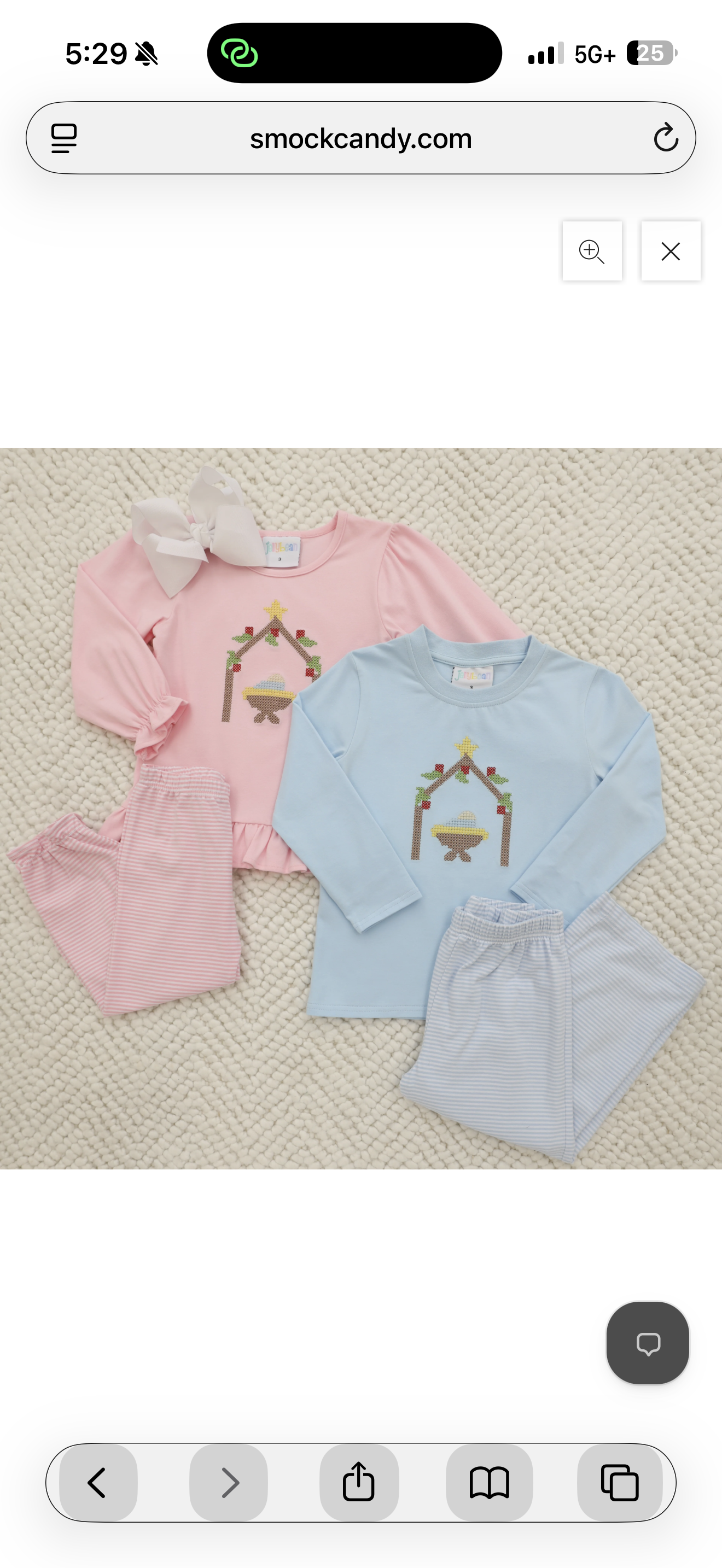 Away in a Manger Girls Ruffle Top Only