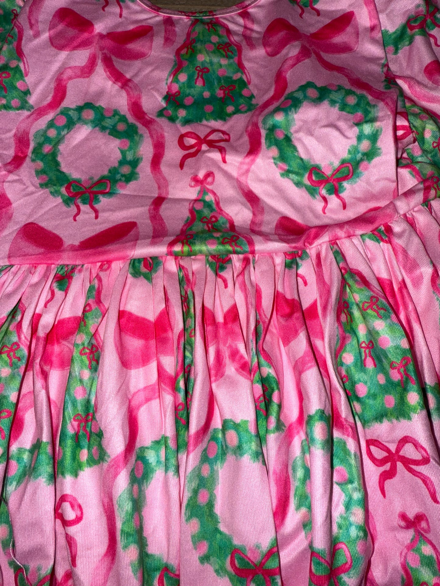 Jingle Bows Girls Pocket Twirl Dress