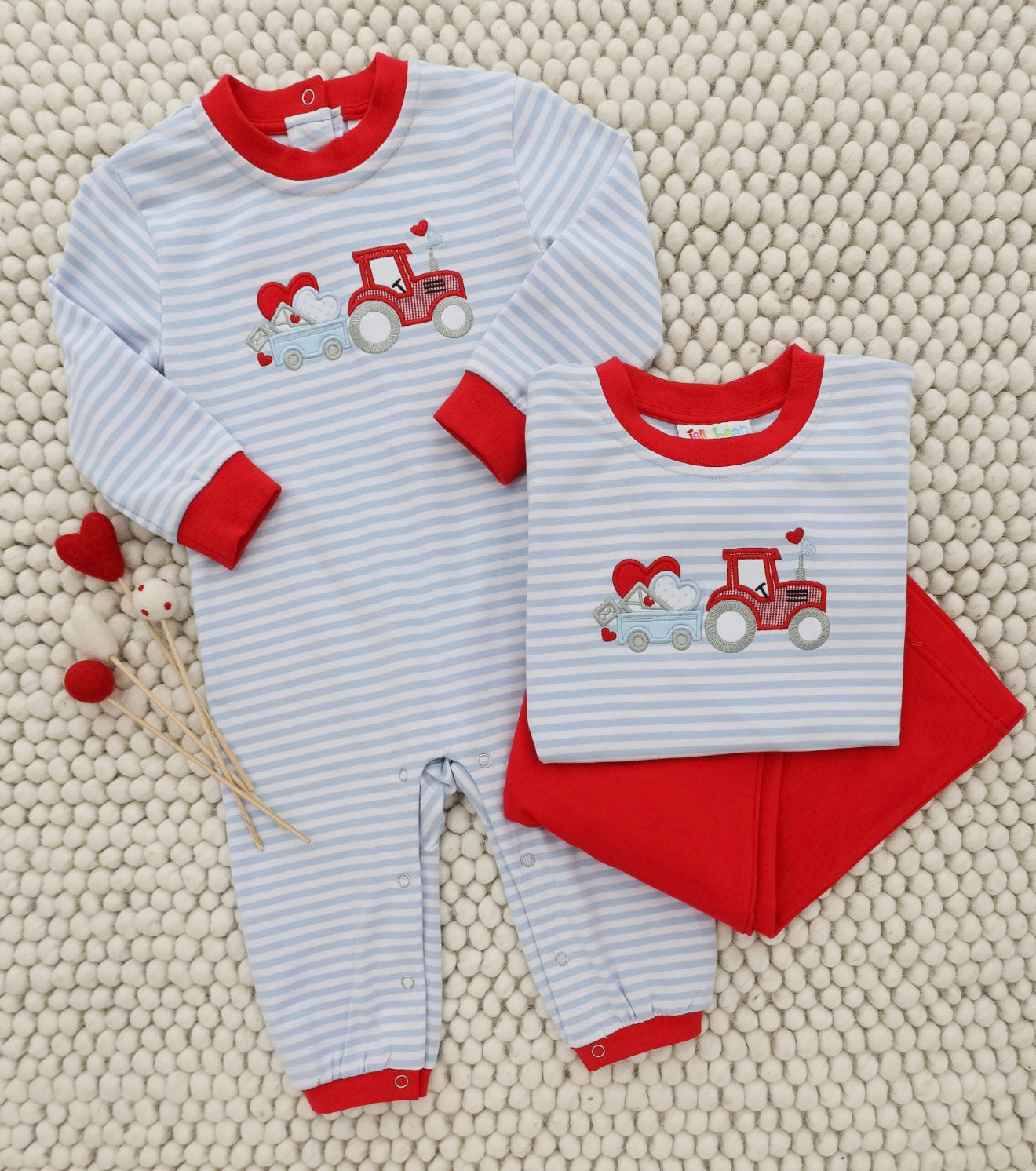 Haulin’ Hearts Boys Pants Set