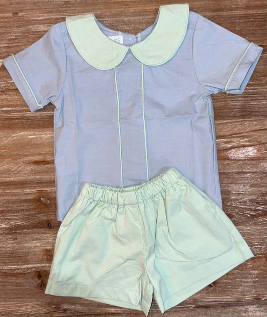 Garden Green Boys Timothy Short Set