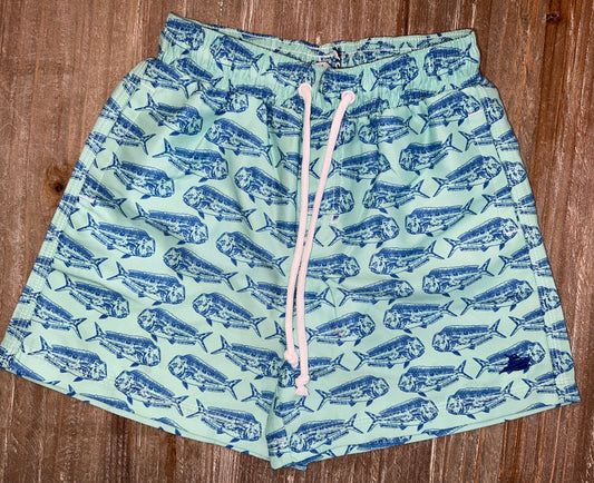 Royal Fish Boys Swim Shorts