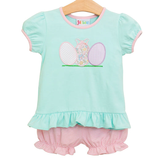 Egg Hunt Girls Bloomer Set