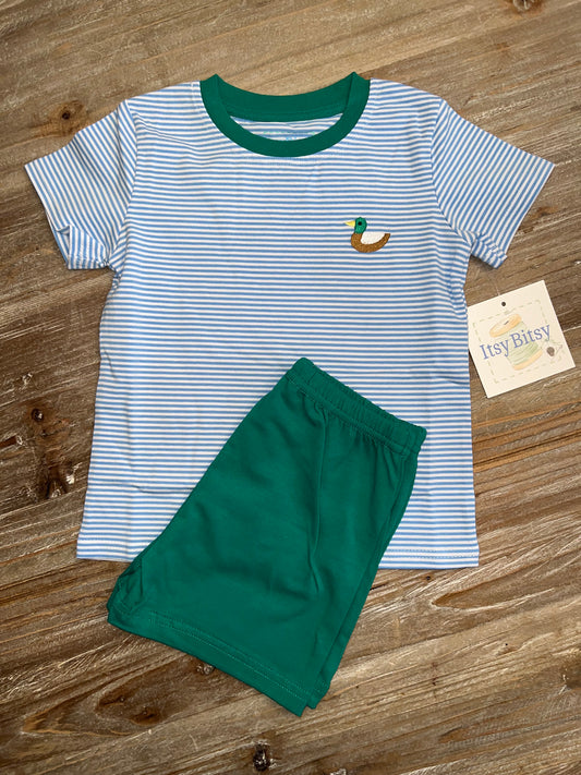 Mallard Duck Boys Short Set