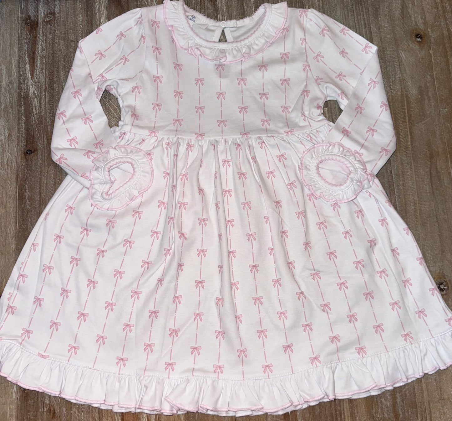 Amelia’s Classics Pink Bow Girls Dress