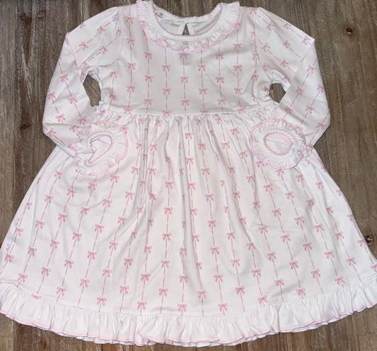 Amelia’s Classics Pink Bow Girls Dress