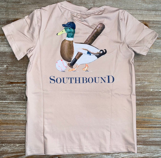 Mallard Duck/Baseball Performance Boys Tee