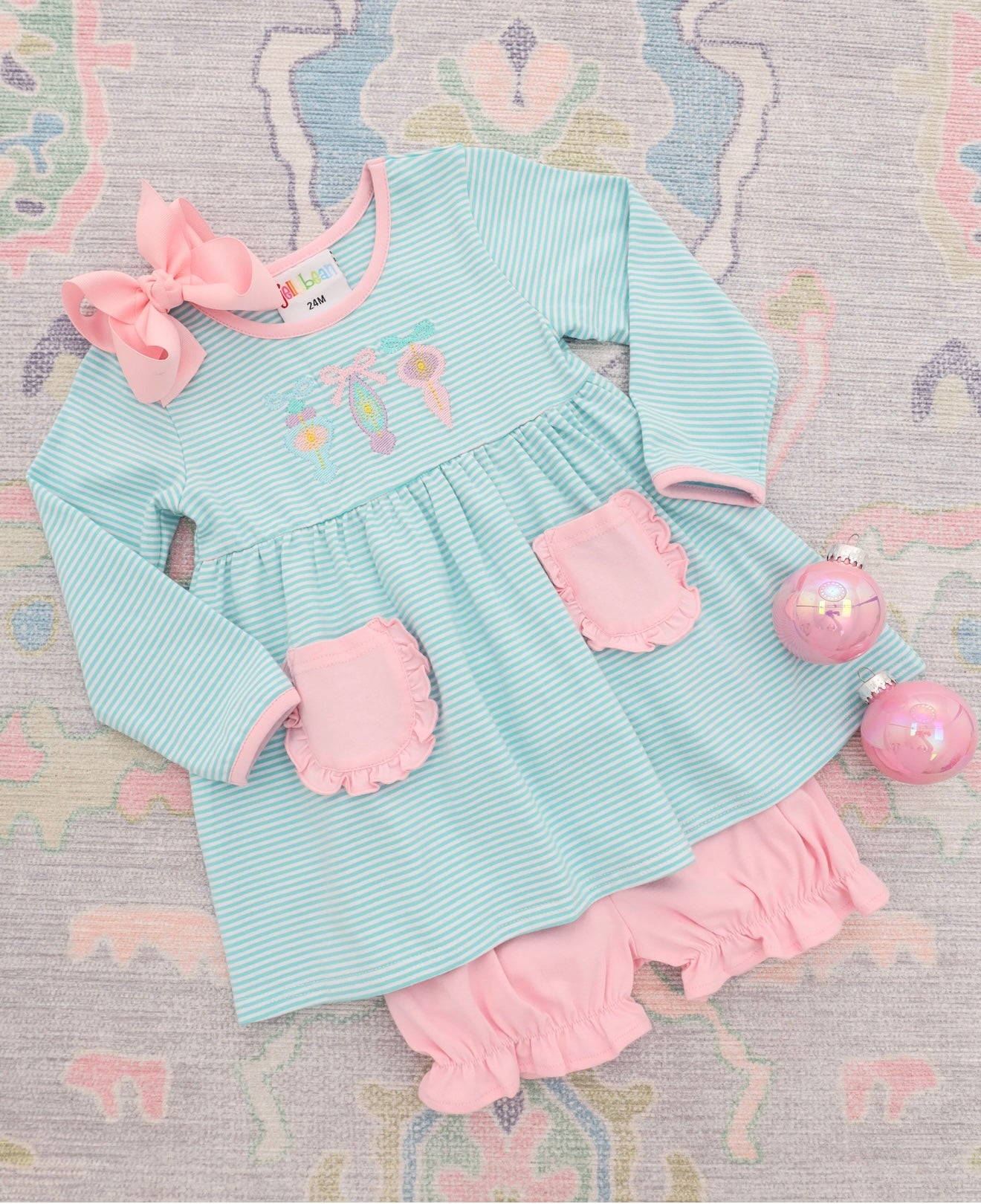 Sugar Plum Girls Bloomer Set
