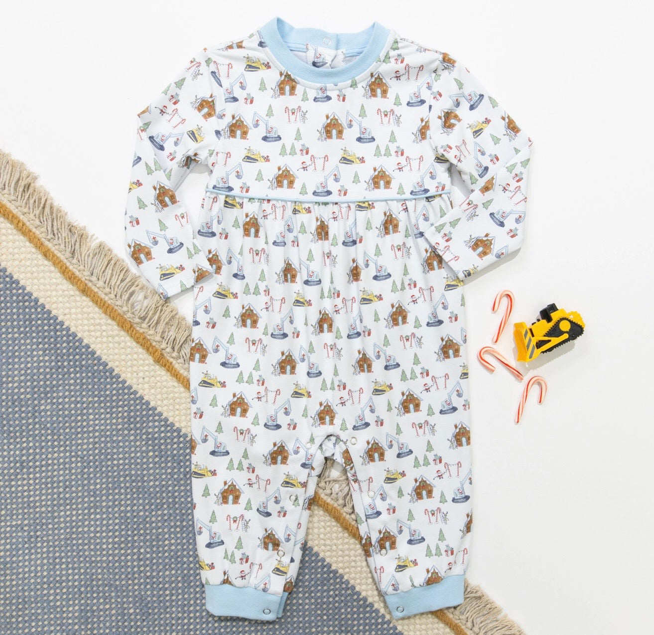 Constructing Christmas Boys Patrick Romper