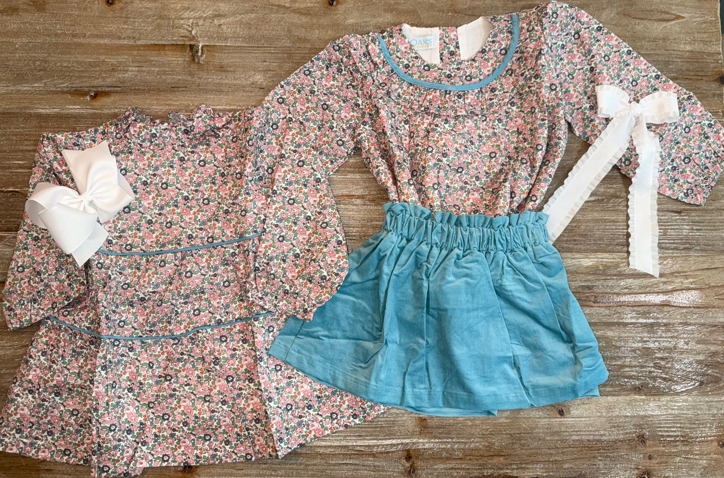 Anderson Ann Heirloom Petals Girls Skirt Set
