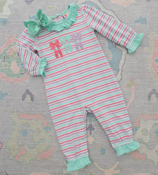 Bows & Ballet Girls Ruffle Romper