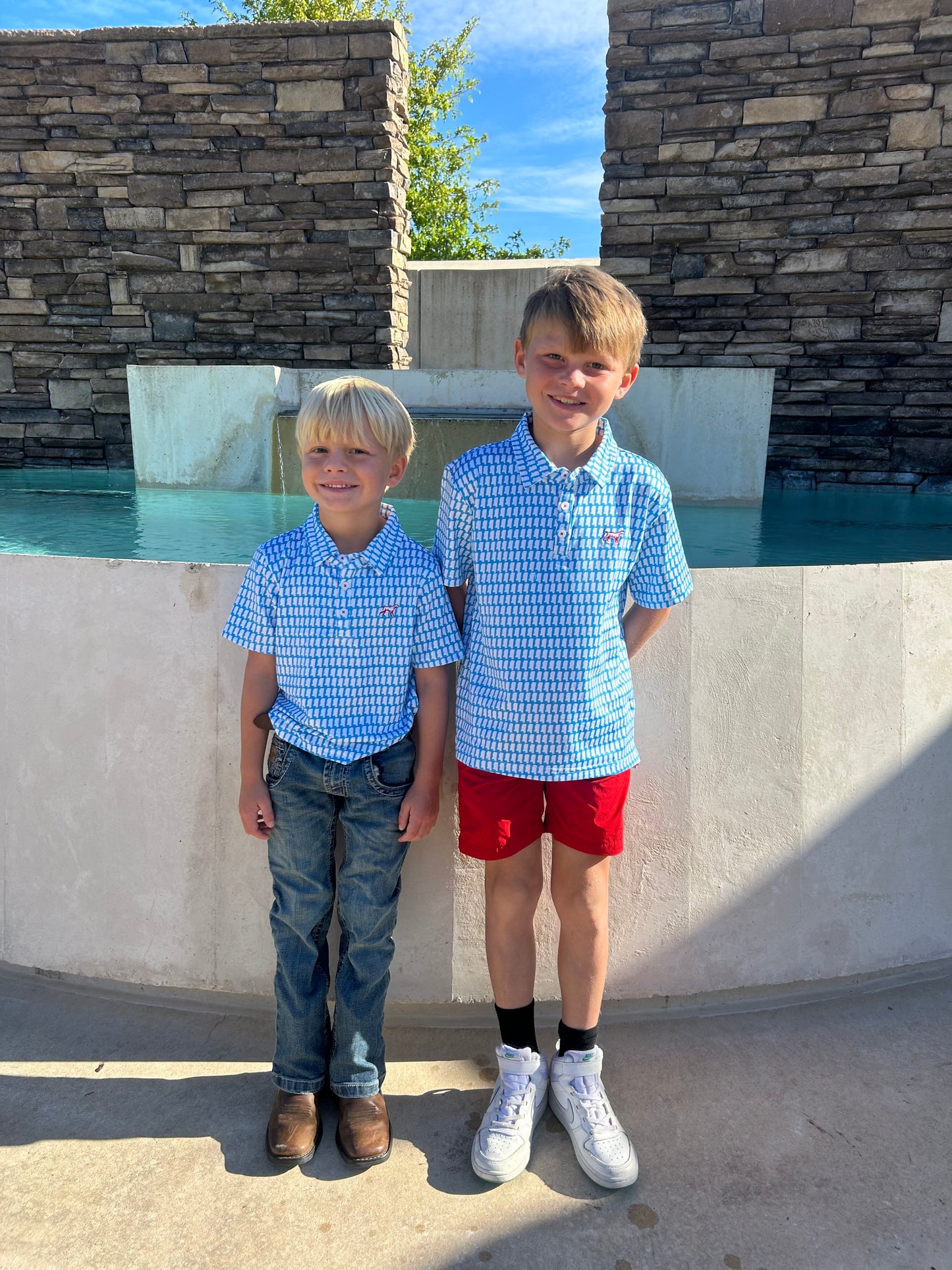 Ole Miss State Pride Boys Polo