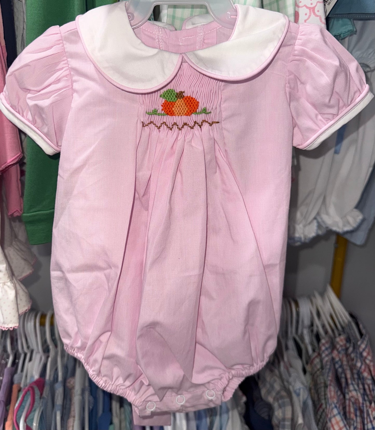 August Girls Pumpkin Bubble