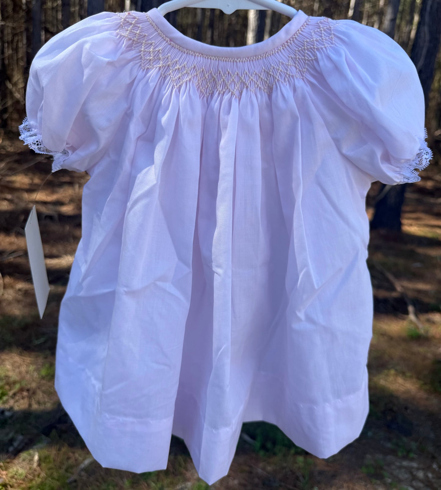Pink Geometric Flowers Sophia Girls Dress