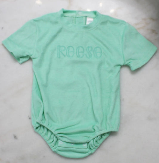 Mint Terry Girls/Boys Bubble