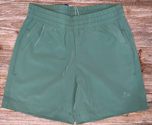 Southbound Green Performance Boys Shorts