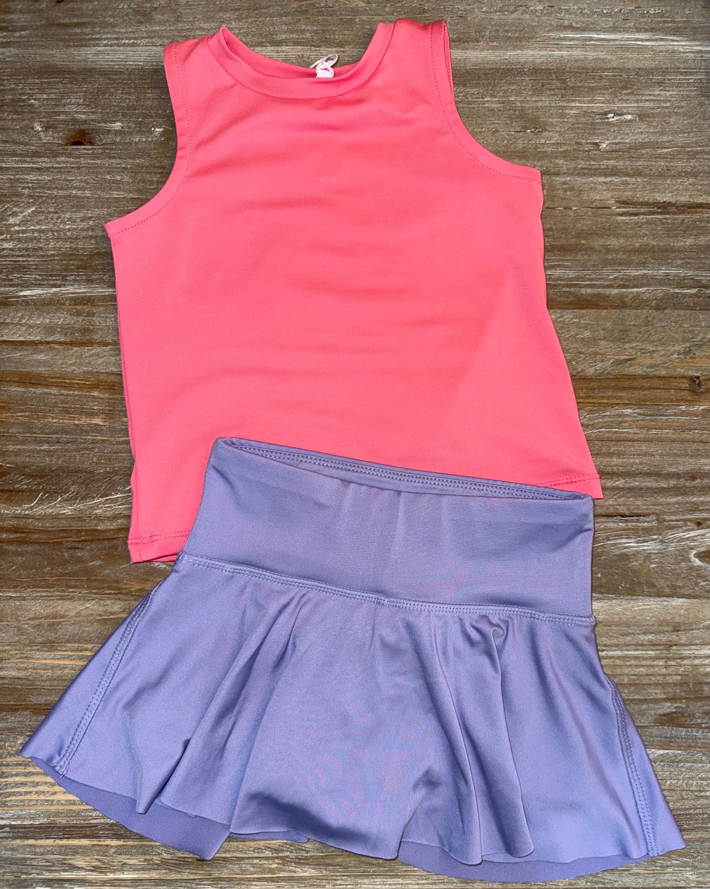 Pink Athletic Girls Tank