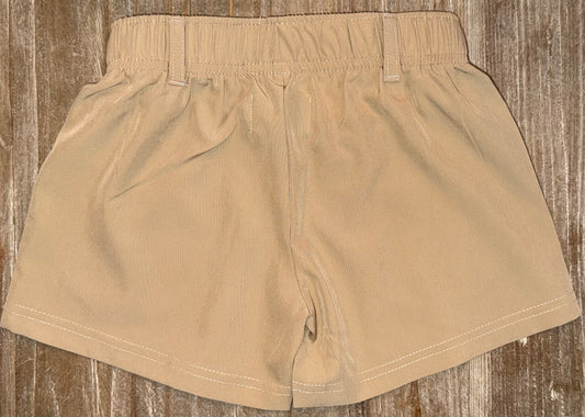 Khaki Boys Performance Play Shorts