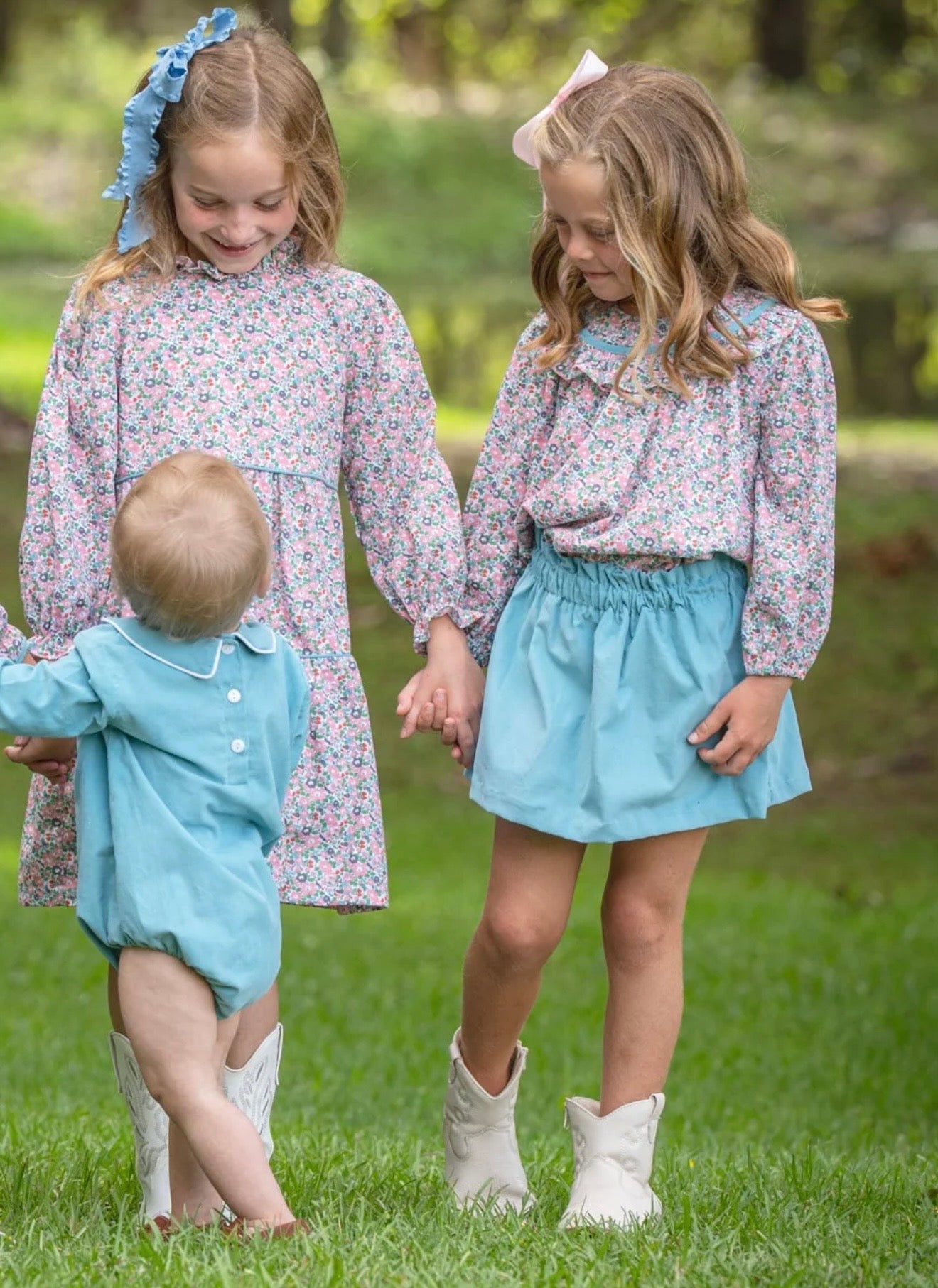 Anderson Ann Heirloom Petals Girls Skirt Set