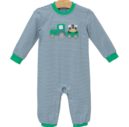Tractor/Cow Boys Romper