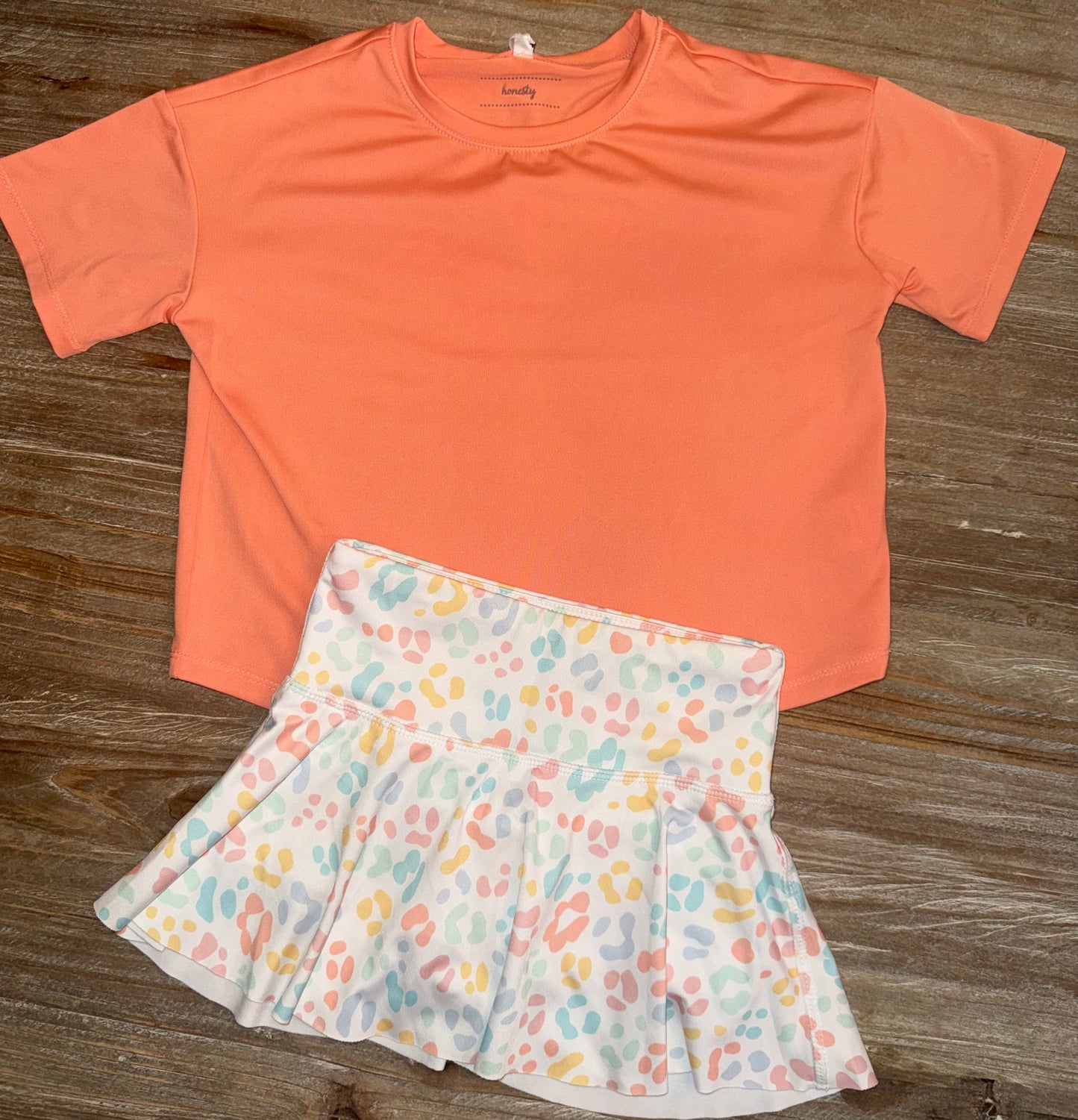 Coral Girls Athletic Box Top