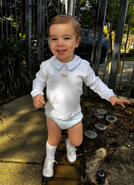 Mini Winston Puppy Boys Diaper Set