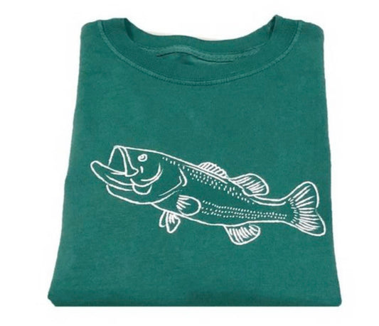 Dark Green Bass Boys Tee