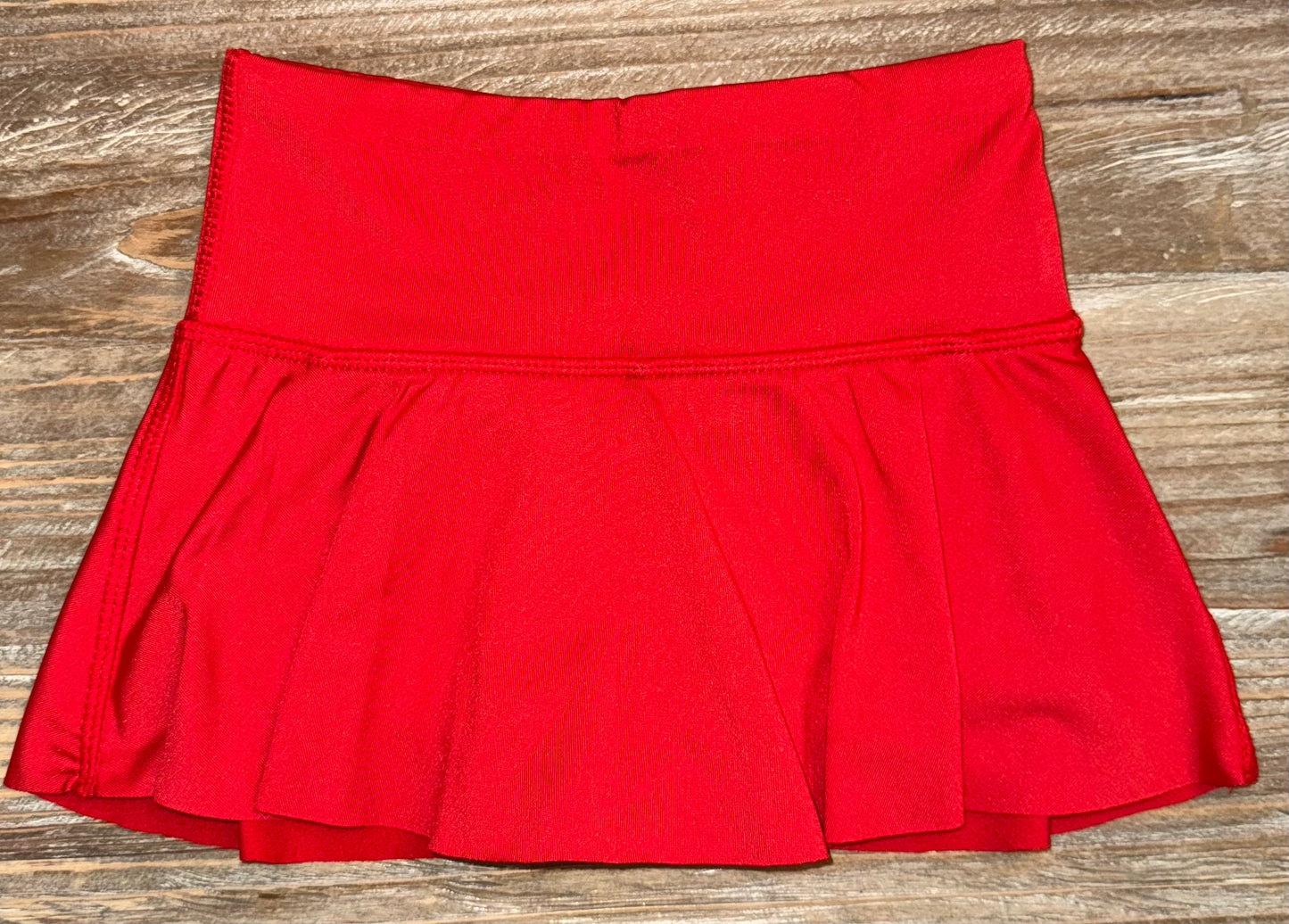 Red Girls Athletic Skort