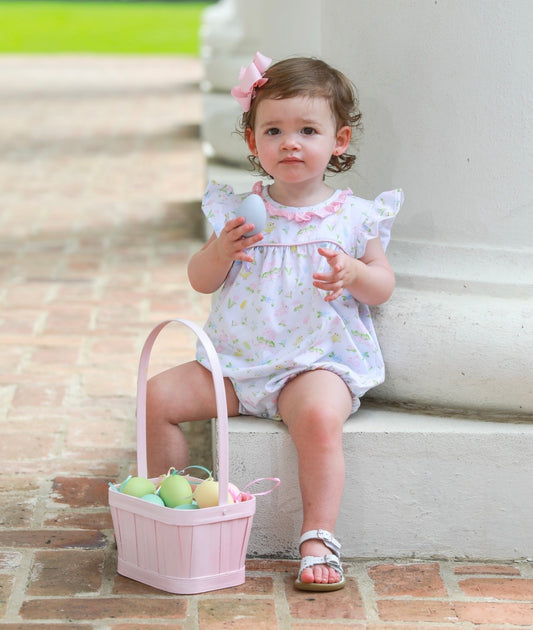 Cottontail/Bunny Ruffle Girls Bubble