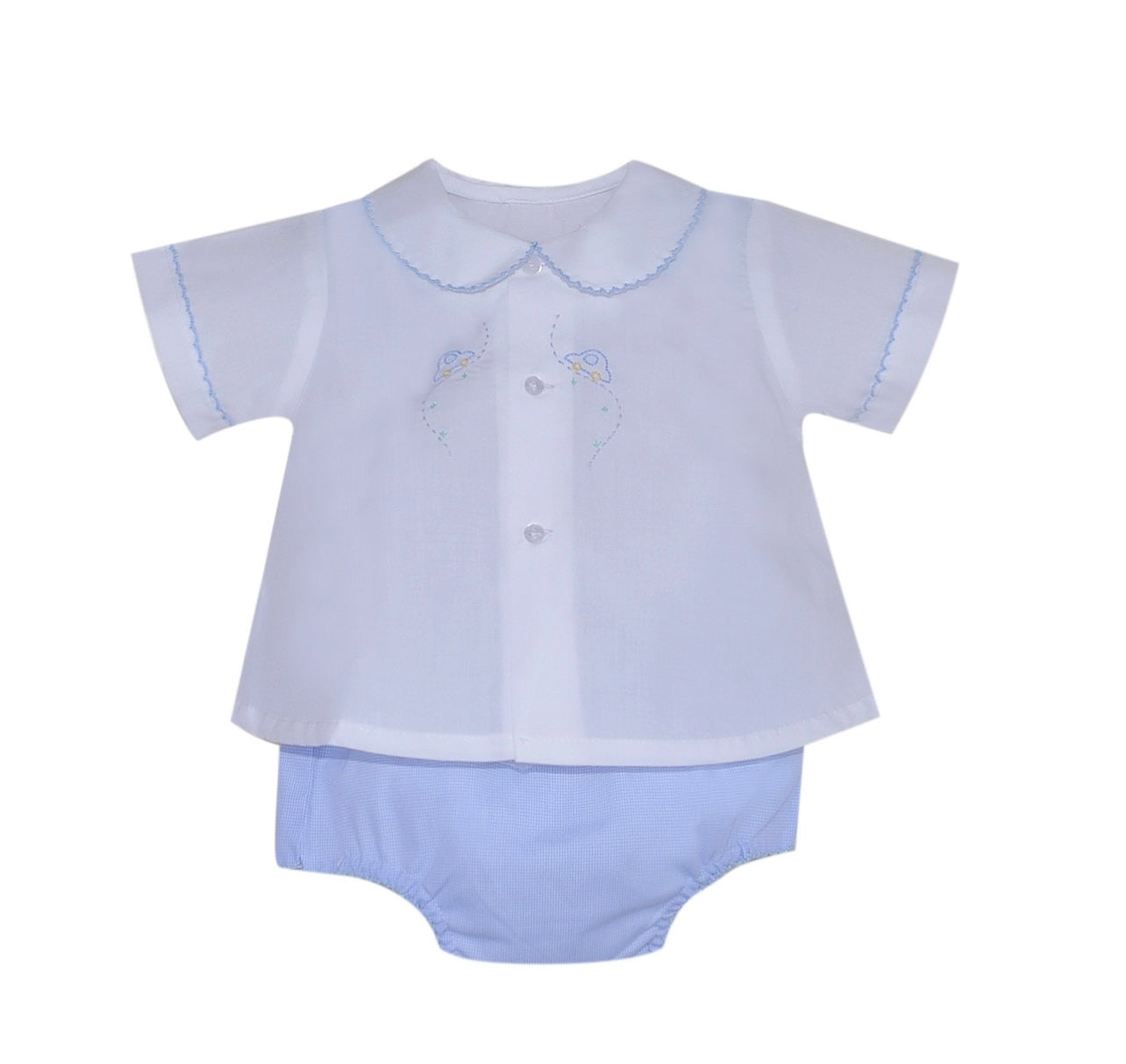 Avery Blue Boys Diaper Set