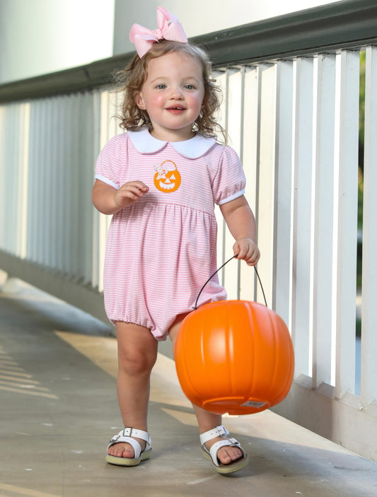 Jack O’Lantern Girls Pink Bubble