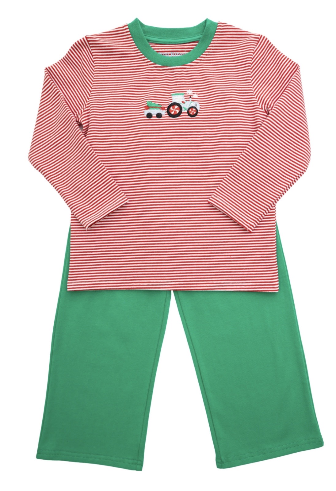 Christmas Tractor Boys Pants Set