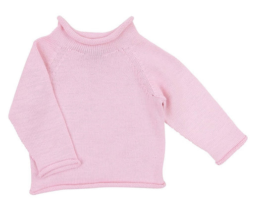 Magnolia Baby Raglan Girls Sweater-Pink