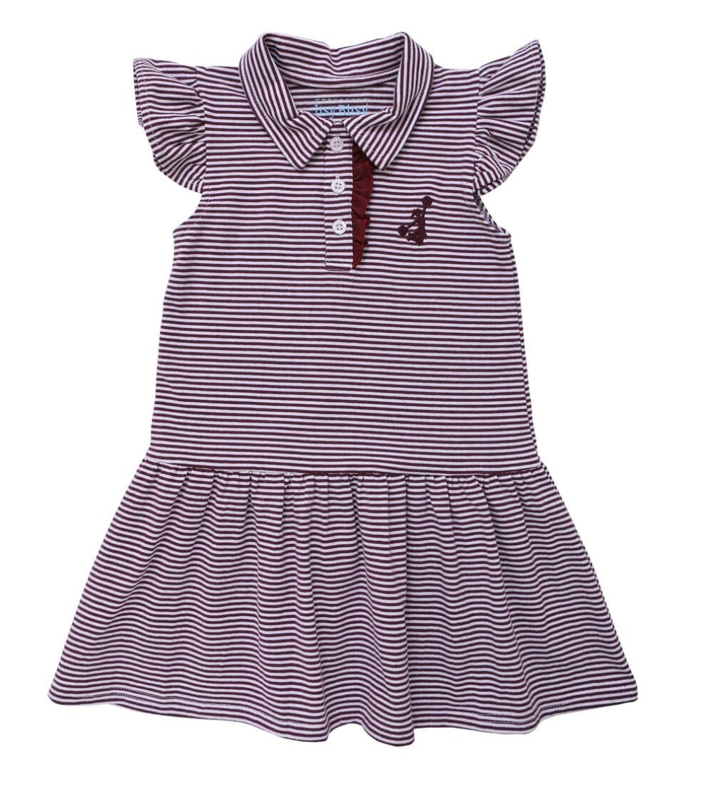 Maroon Game Day Girls Dress